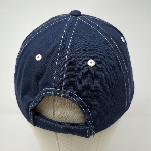 St Andrews Links Tartan Strapback Baseball Cap Blue One Size Adjustable 6 Panel - Picture 6 of 9